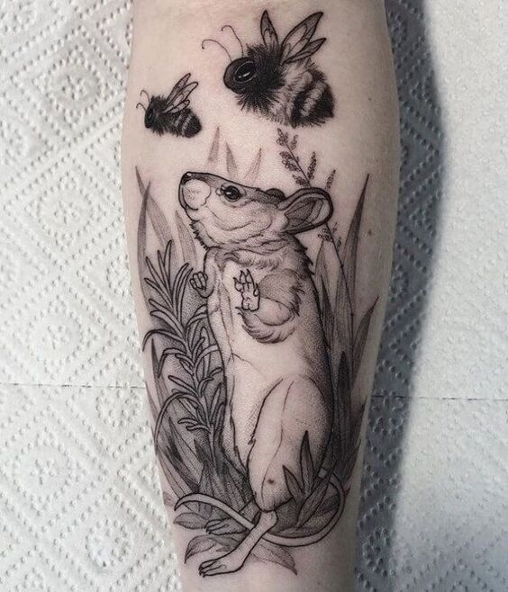 Top 777+ hình xăm con chuột ngầu, chất, độc đáo - Genztattoo