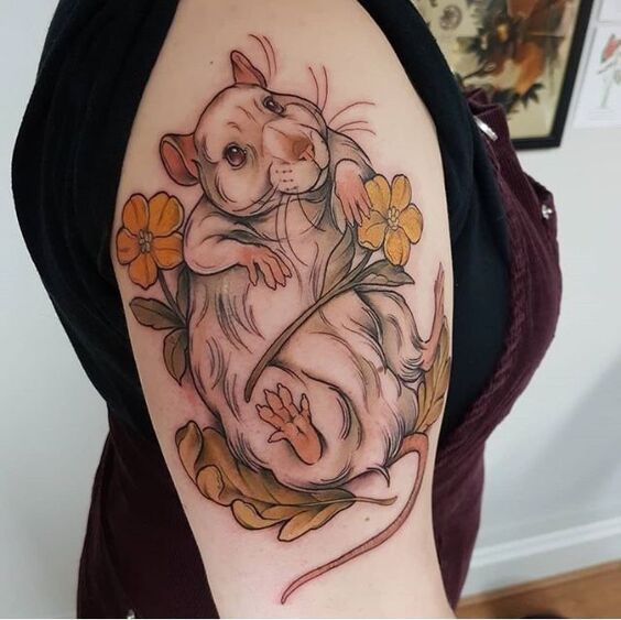 Top 777+ hình xăm con chuột ngầu, chất, độc đáo - Genztattoo