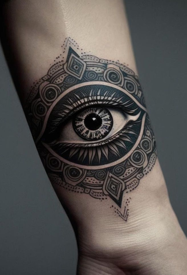 Top 888+ hình xăm con mắt siêu ngầu và phong cách - Genztattoo