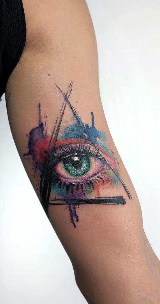 Top 888+ hình xăm con mắt siêu ngầu và phong cách - Genztattoo