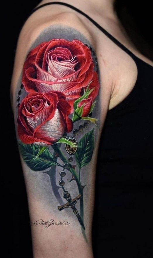 Top 999+ hình xăm hoa hồng độc đáo, ý nghĩa - Genztattoo