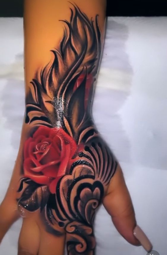 Top 999+ hình xăm hoa hồng độc đáo, ý nghĩa - Genztattoo