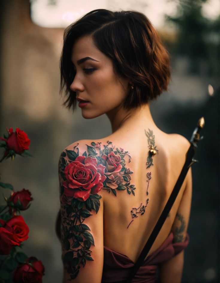 Top 999+ hình xăm hoa hồng độc đáo, ý nghĩa - Genztattoo