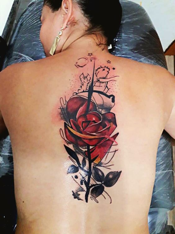 Top 999+ hình xăm hoa hồng độc đáo, ý nghĩa - Genztattoo