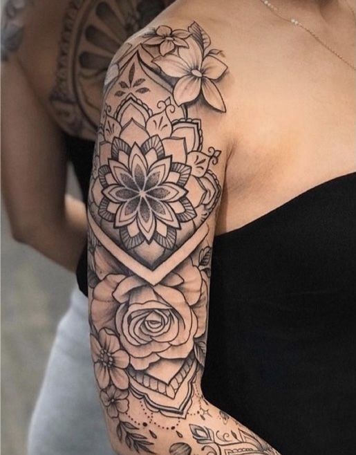 Top 999+ hình xăm hoa hồng độc đáo, ý nghĩa - Genztattoo