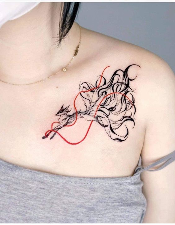 99+ hình xăm cáo 9 đuôi mini chọn lọc ( cửu vĩ hồ mini) đẹp nhất - Genztattoo