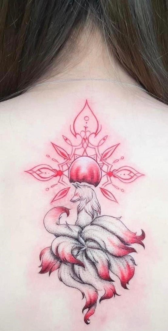 99+ hình xăm cáo 9 đuôi mini chọn lọc ( cửu vĩ hồ mini) đẹp nhất - Genztattoo