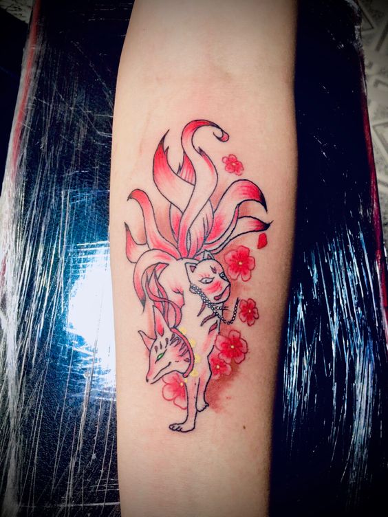 99+ hình xăm cáo 9 đuôi mini chọn lọc ( cửu vĩ hồ mini) đẹp nhất - Genztattoo