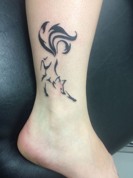 99+ hình xăm cáo 9 đuôi mini chọn lọc ( cửu vĩ hồ mini) đẹp nhất - Genztattoo