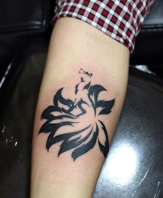 99+ hình xăm cáo 9 đuôi mini chọn lọc ( cửu vĩ hồ mini) đẹp nhất - Genztattoo