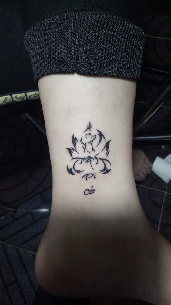 99+ hình xăm cáo 9 đuôi mini chọn lọc ( cửu vĩ hồ mini) đẹp nhất - Genztattoo