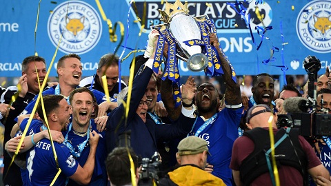 Leicester vô địch Premier League 2015/16, nhận bao nhiê