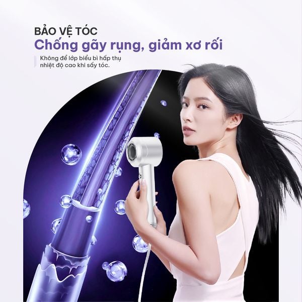 Lợi ích của ion âm trong việc làm mượt tóc