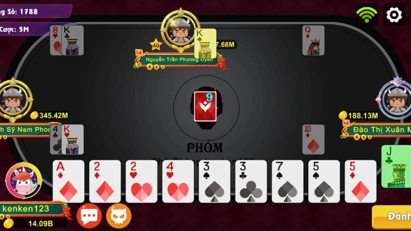 Phỏm bao nhiêu cây? Giải đáp chi tiết luật chơi phỏm